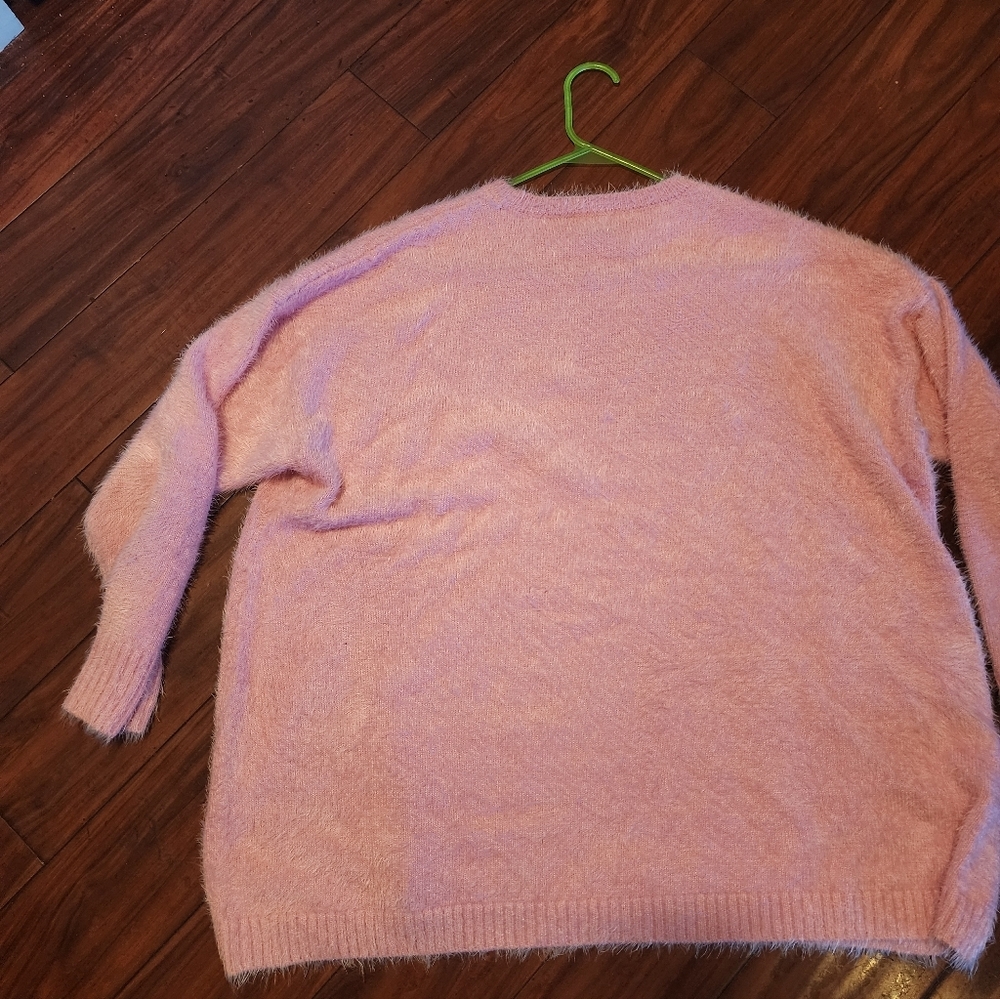 Show Me Your MuMu Soft Pink Crew Neck Sweater - Picture 4 of 10